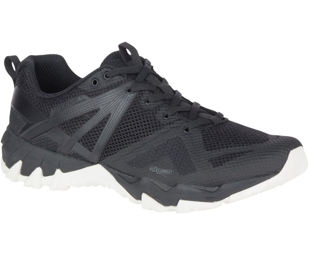 Merrell Hiking Shoes Black/White - MQM Flex - Mens 87VHBGQCM